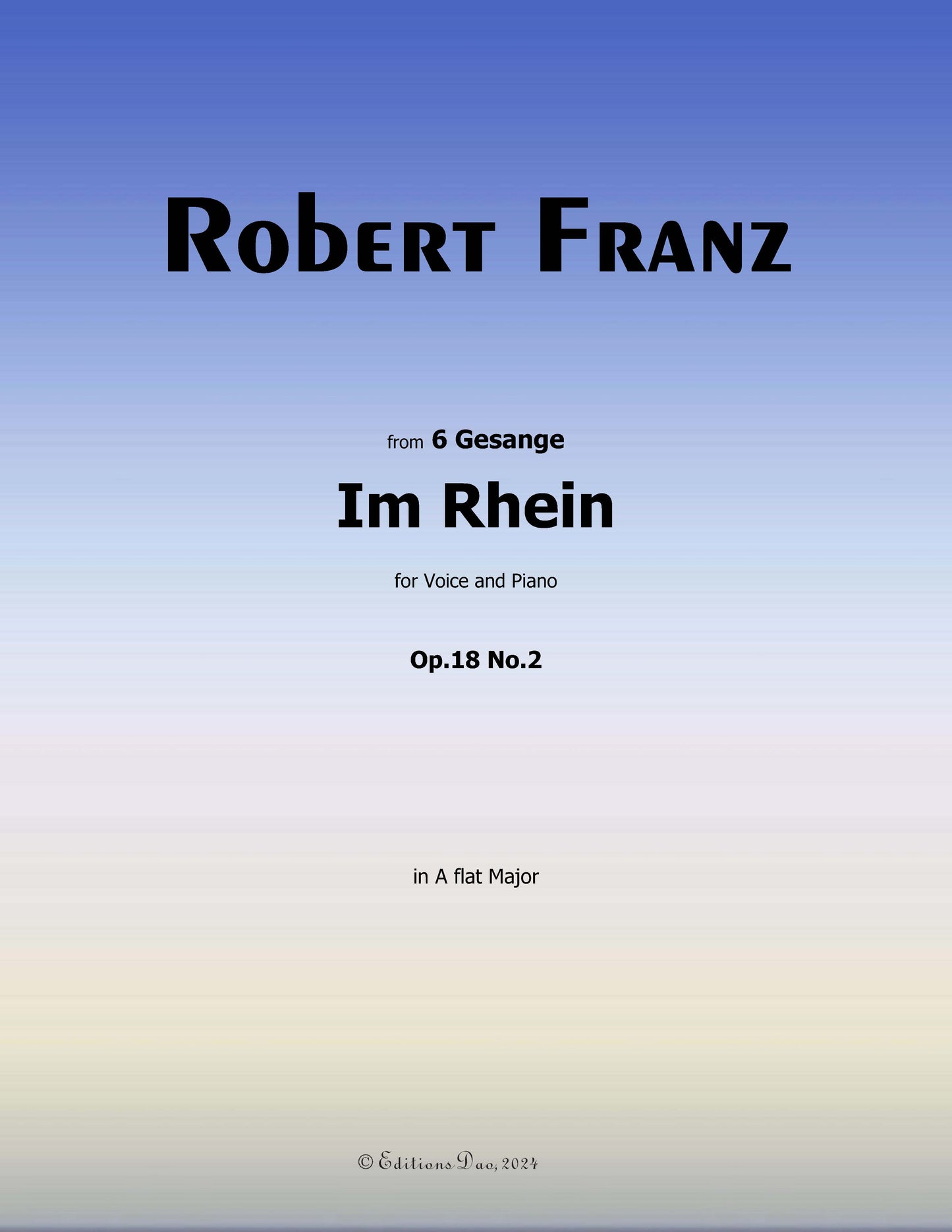 Im Rhein, by R. Franz