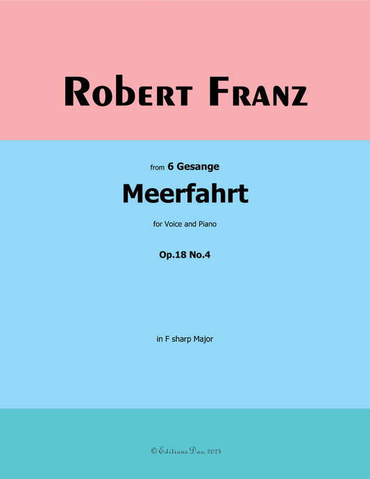 Meerfahrt, by R. Franz