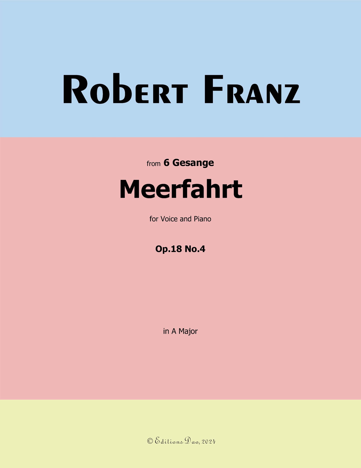 Meerfahrt, by R. Franz