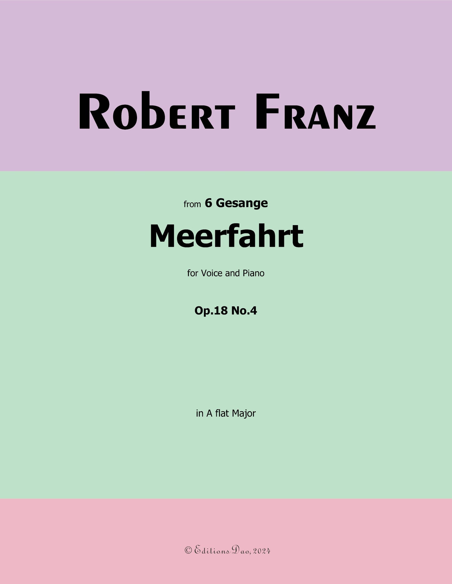 Meerfahrt, by R. Franz