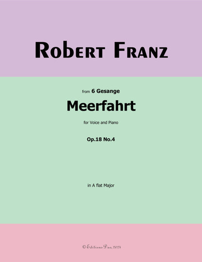 Meerfahrt, by R. Franz