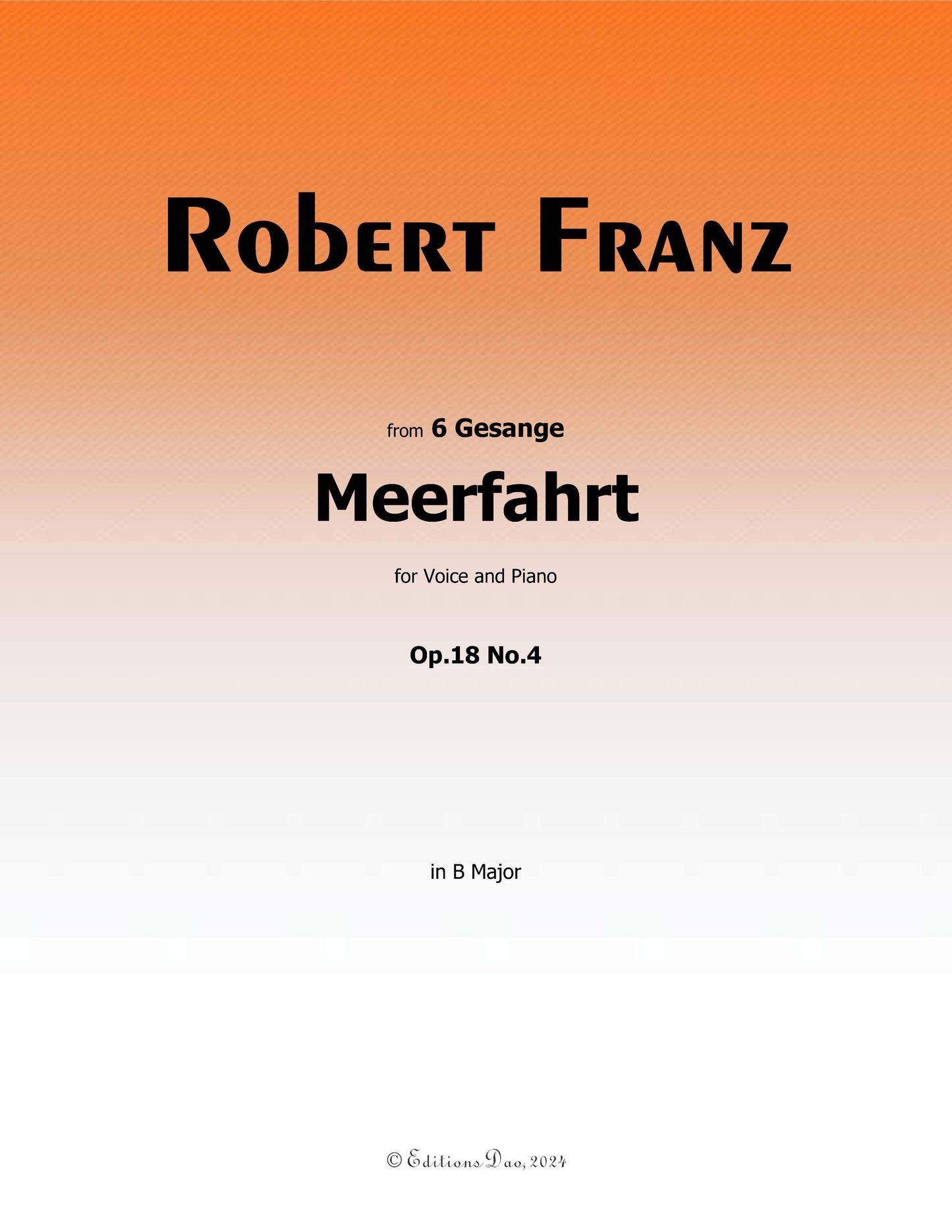 Meerfahrt, by R. Franz