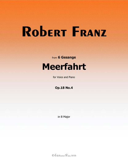 Meerfahrt, by R. Franz