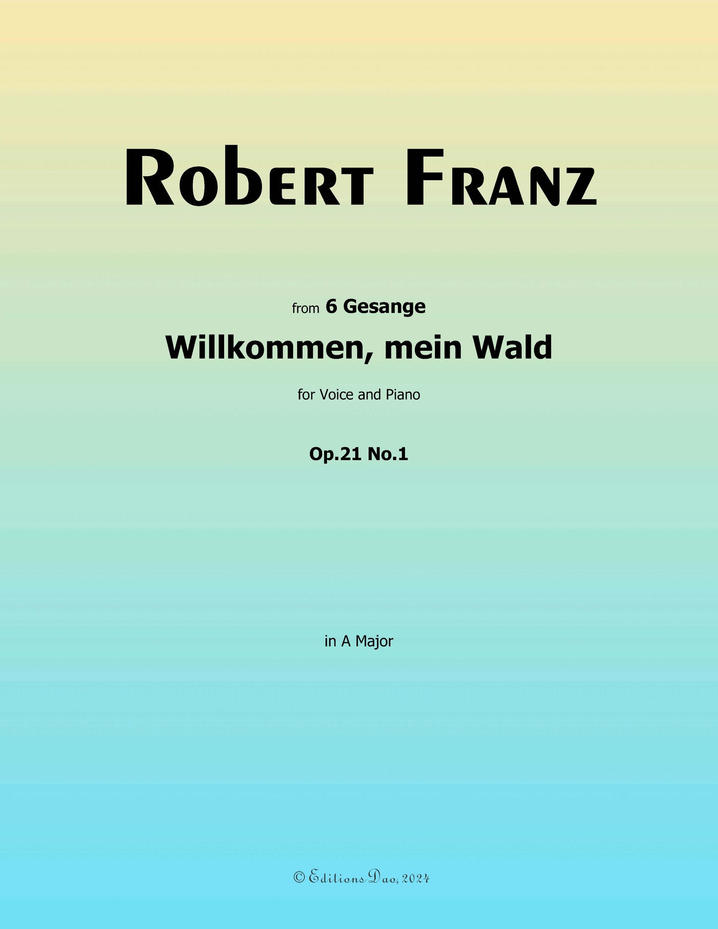 Willkommen,mein Wald, by R. Franz