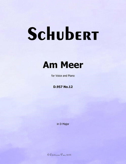 Am Meer by Schubert 