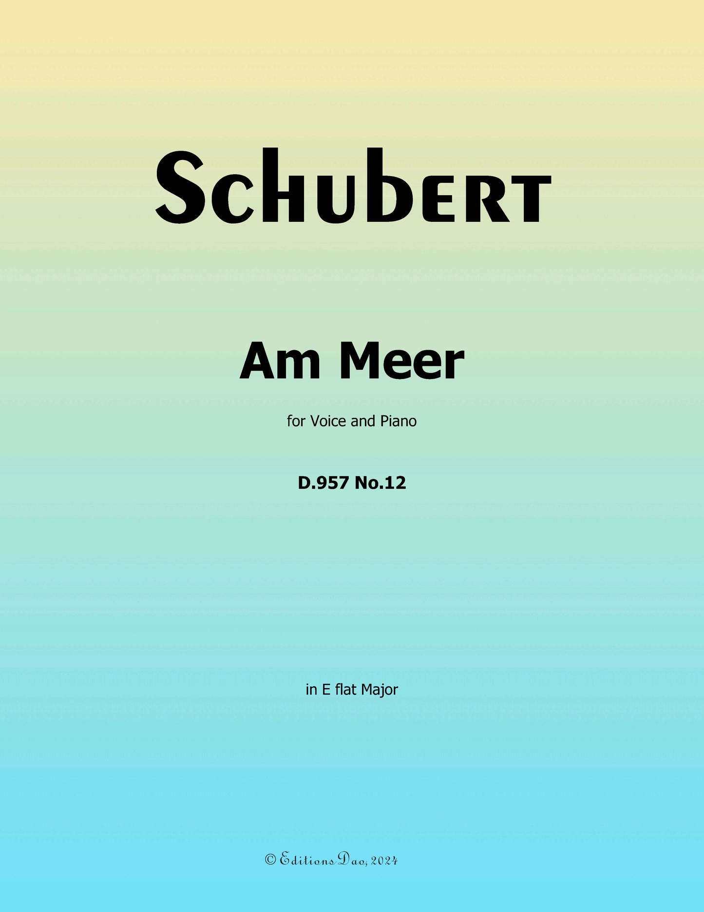 Am Meer by Schubert 