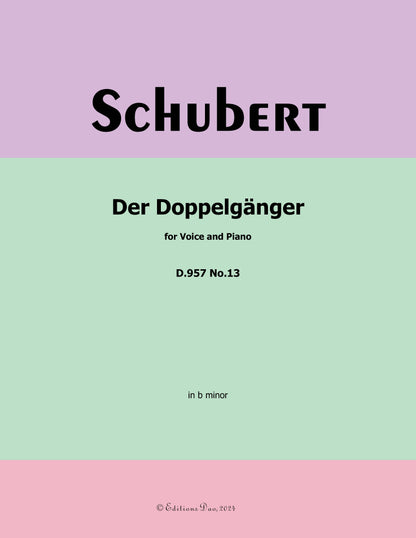 Doppelganger, by Schubert