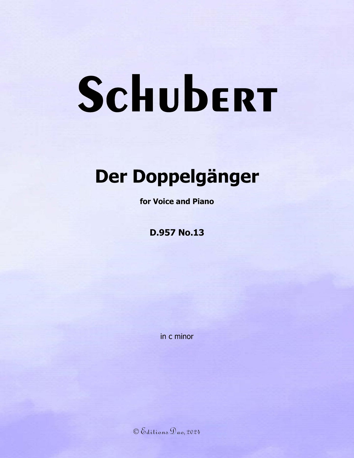 Doppelganger, by Schubert