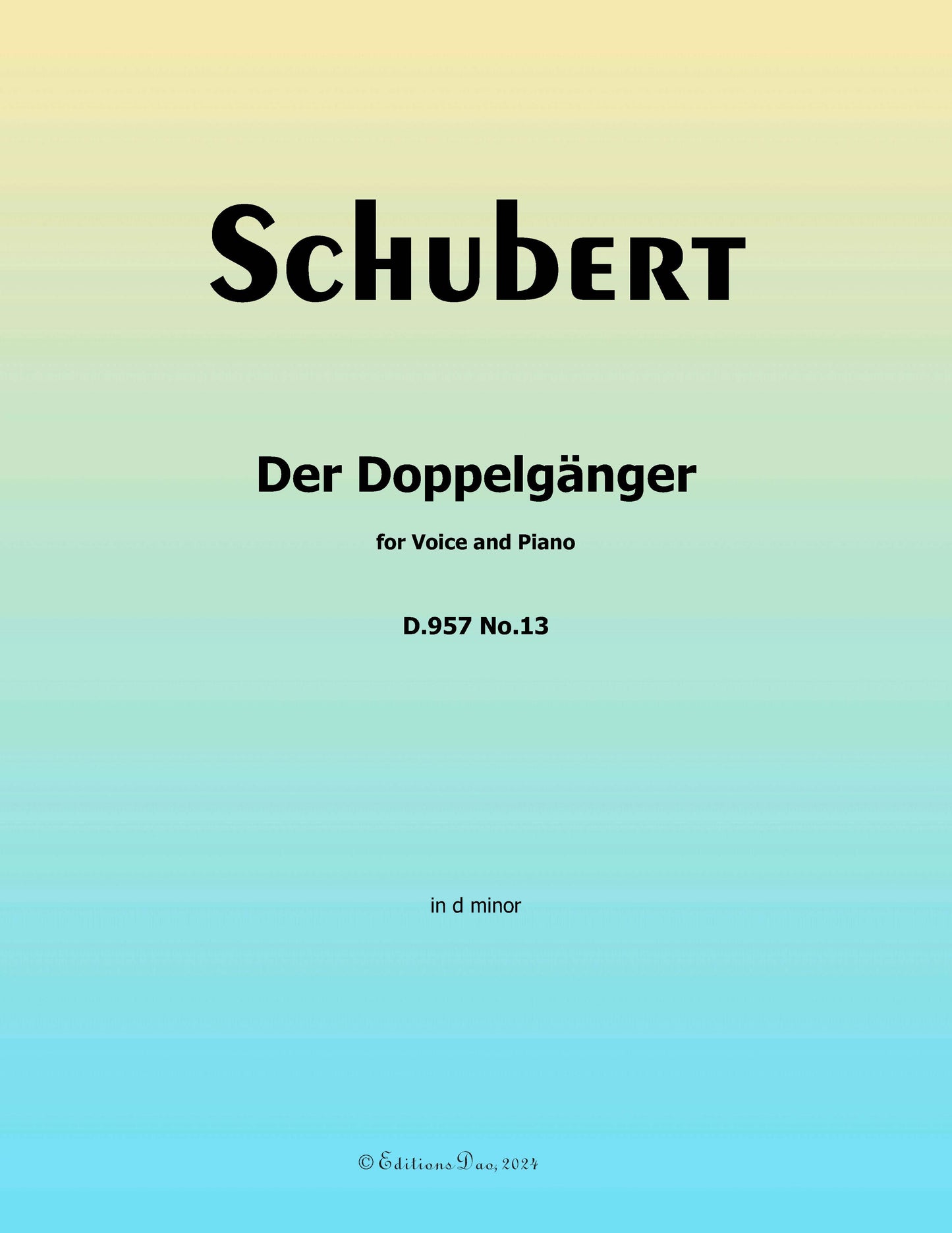 Doppelganger, by Schubert