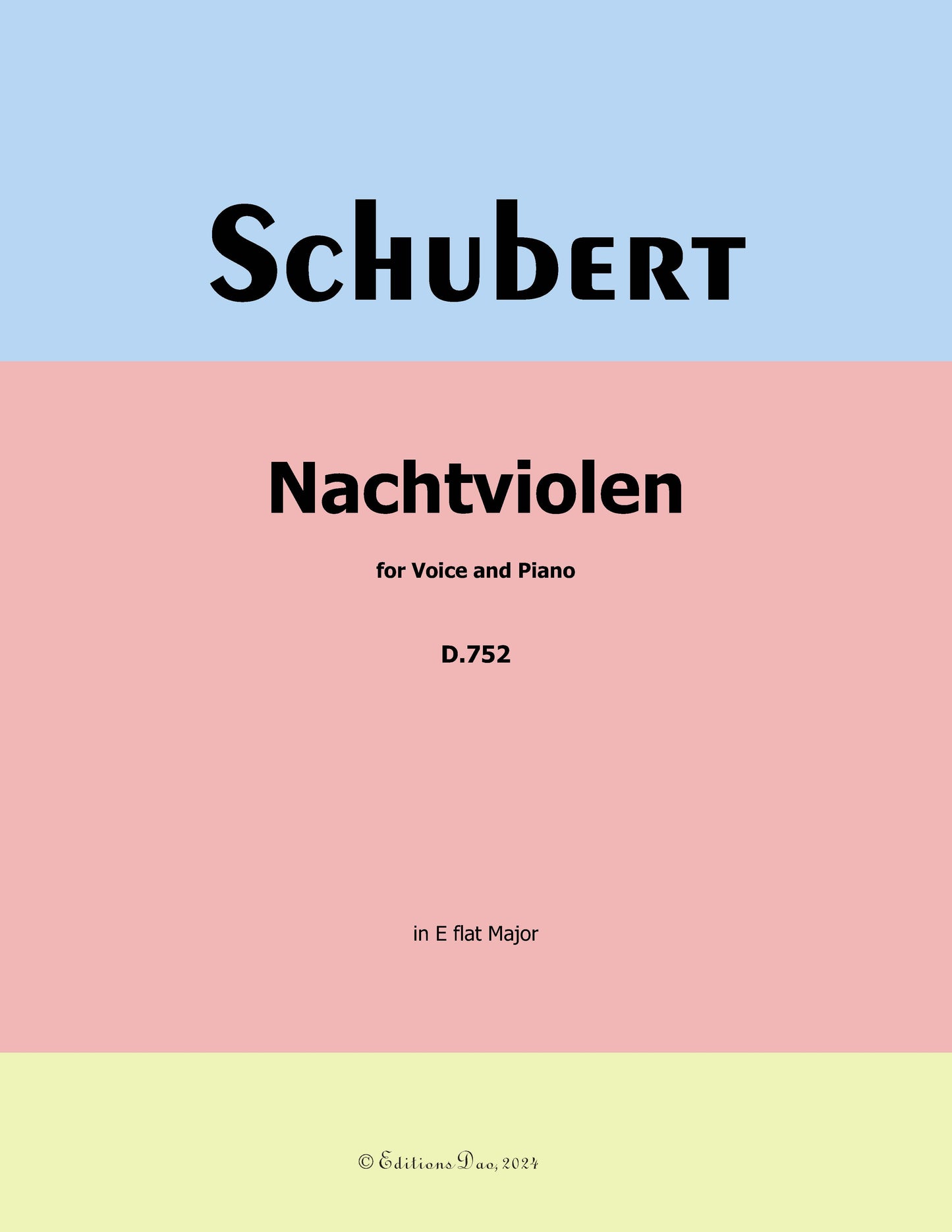 Nachtviolen ,by Schubert