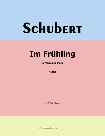 Im Fruhling, by Schubert