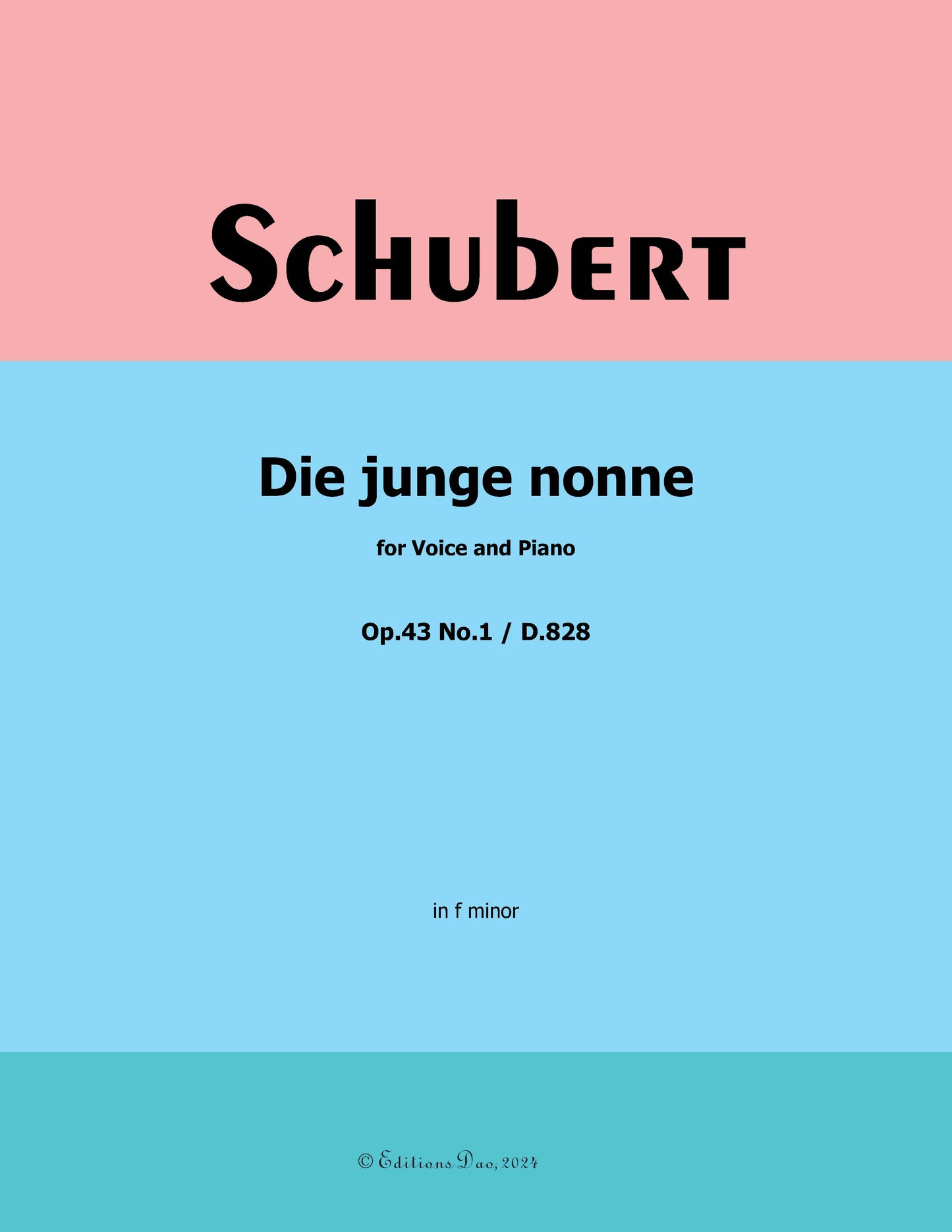 Die junge nonne, by Schubert