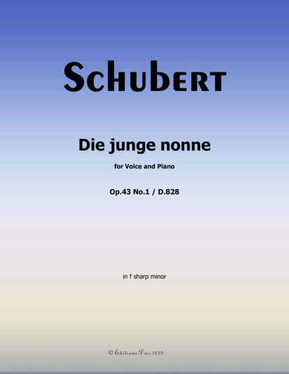 Die junge nonne, by Schubert