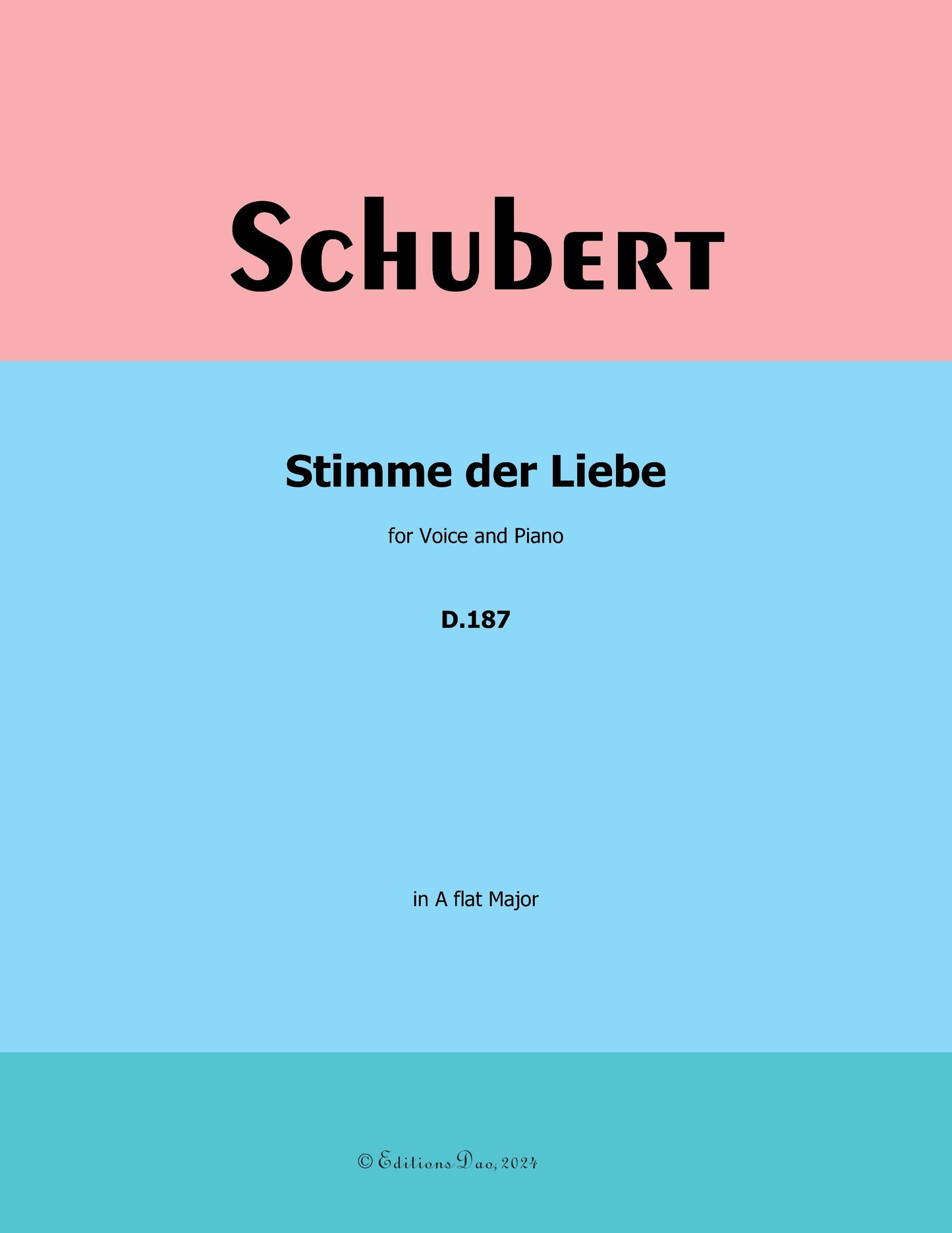 Stimme der Liebe, by Schubert