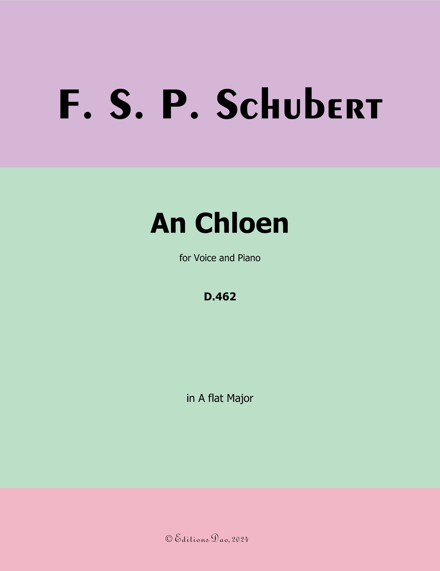 An Chloen by Schubert