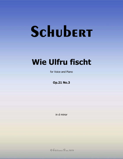 Wie Ulfru fischt, by Schubert