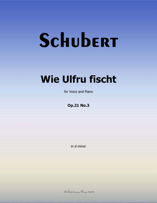 Wie Ulfru fischt, by Schubert