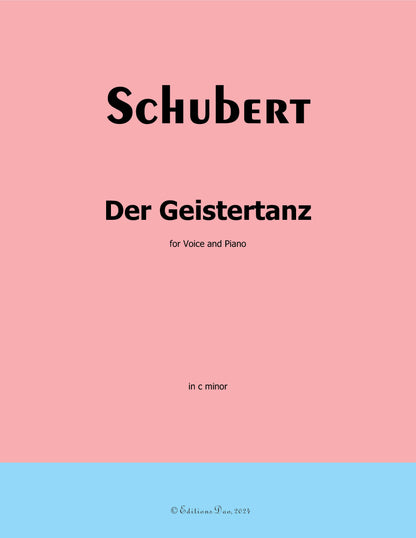 Der Geistertanz, by Schubert