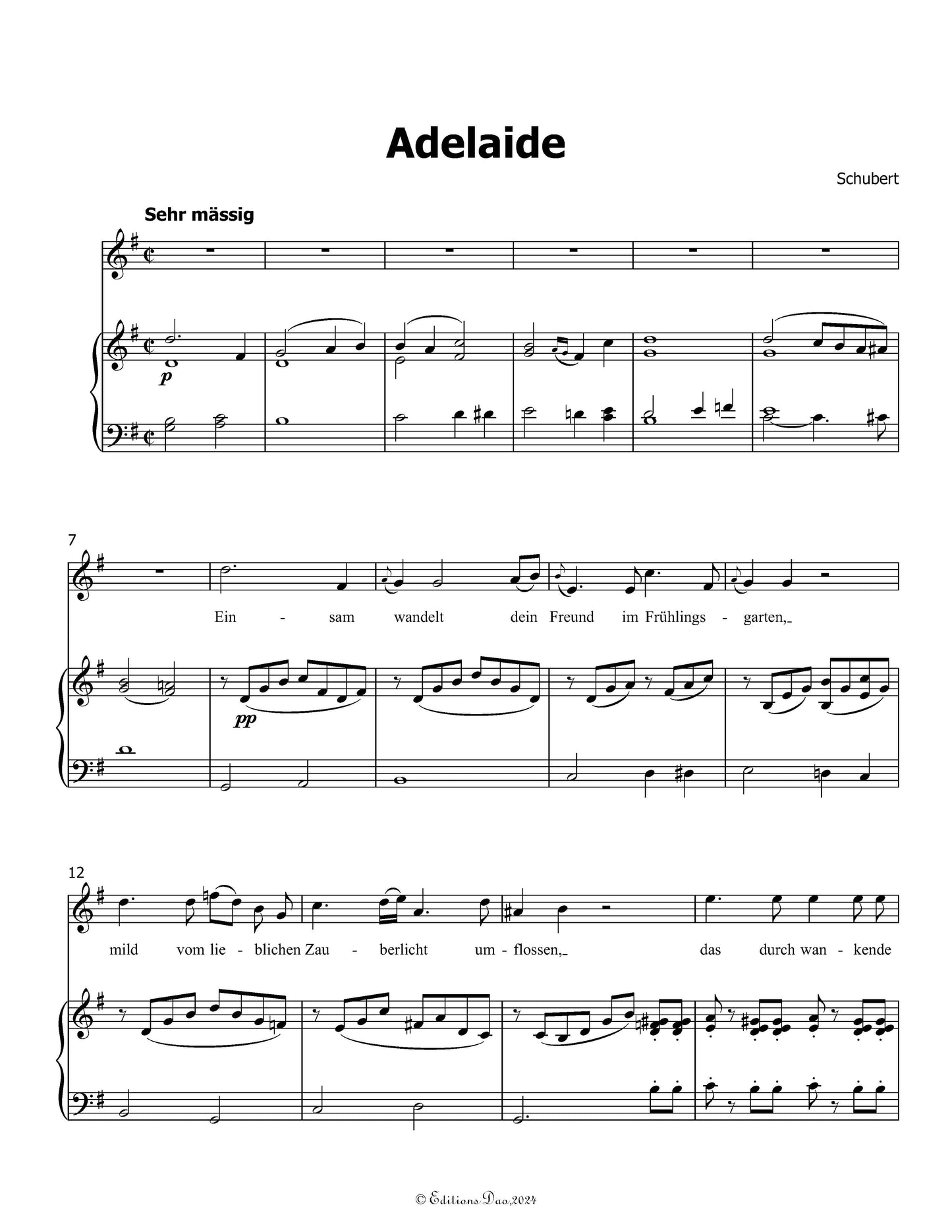 Adelaide by Schubert