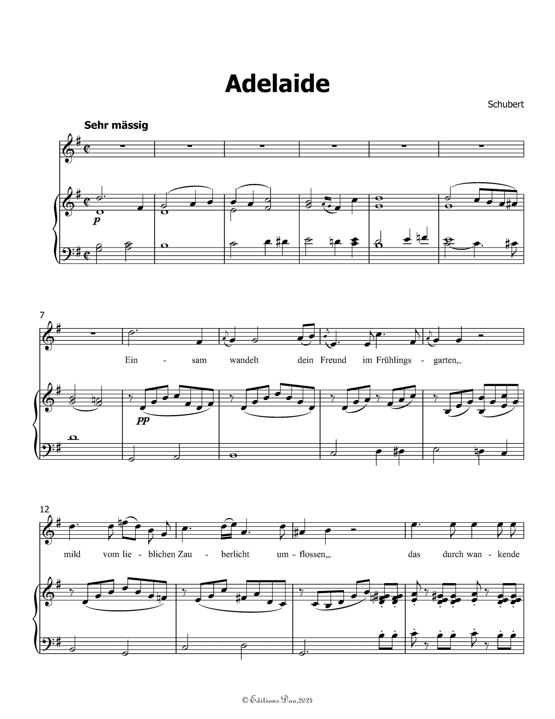 Adelaide by Schubert