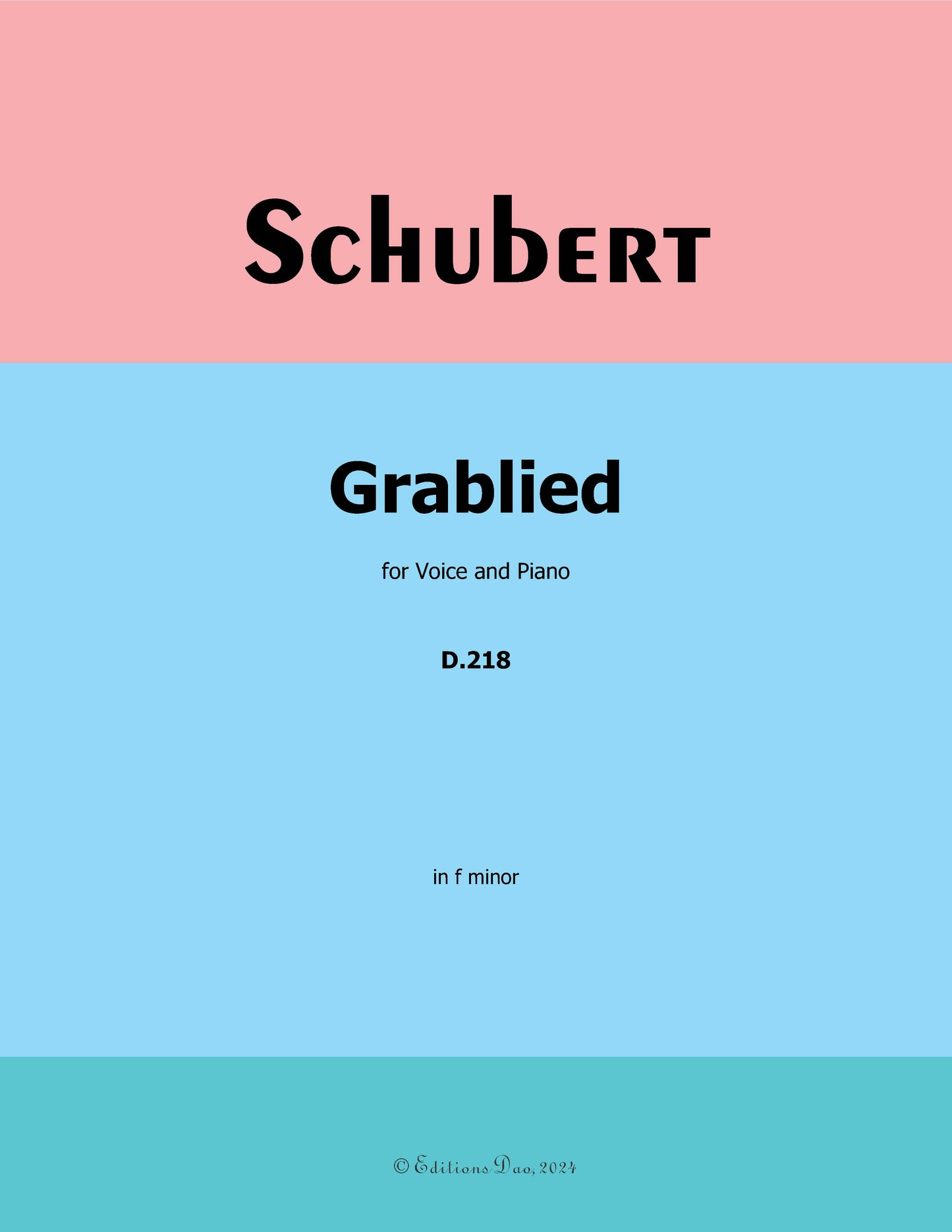 Grablied, by Schubert