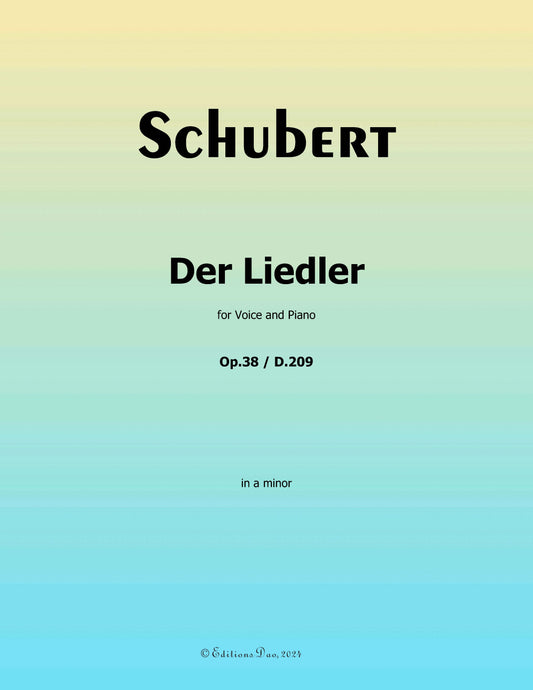 Der Liedler, by Schubert