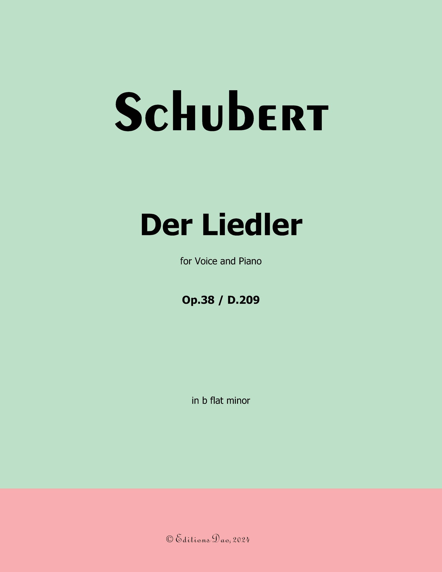 Der Liedler, by Schubert