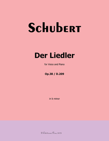 Der Liedler, by Schubert