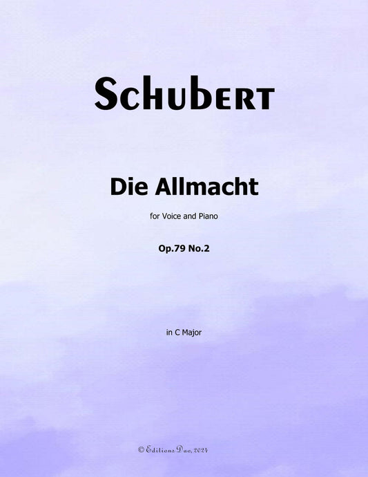 Die Allmacht, by Schubert