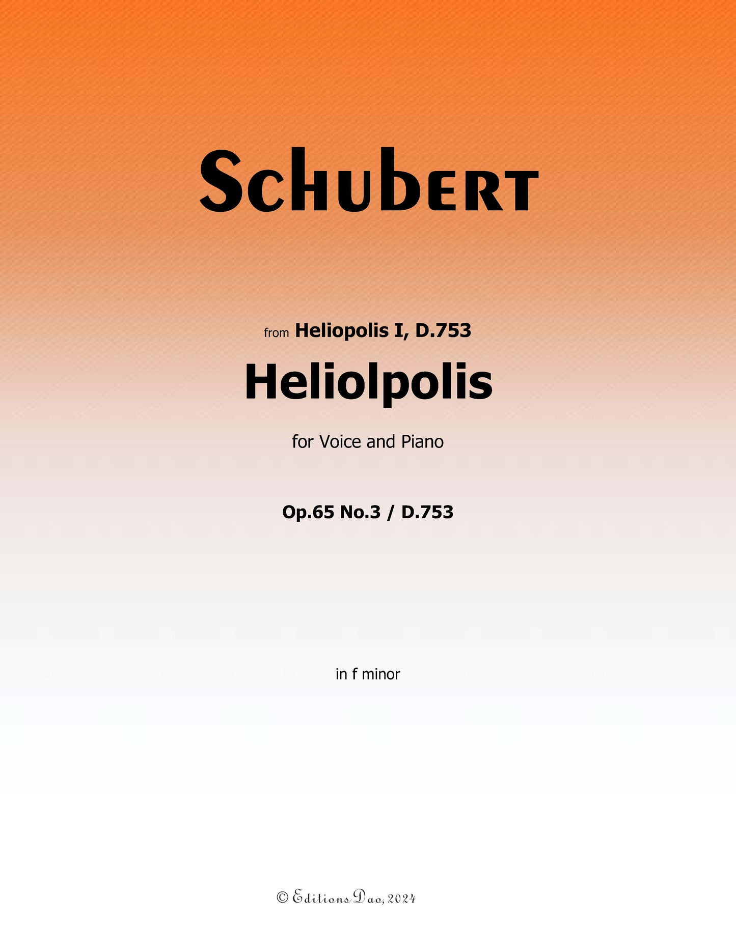 Heliopolis, by Schubert