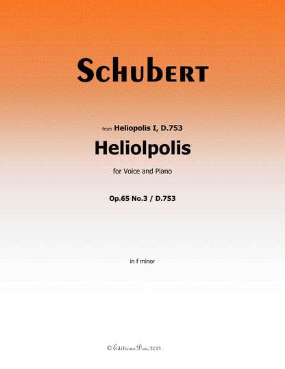 Heliopolis, by Schubert