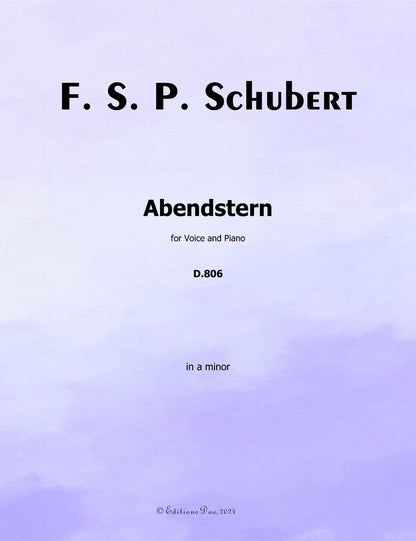 Abendstern by Schubert