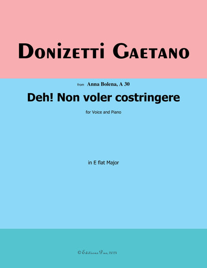 Deh!Non voler costringere, by Donizetti