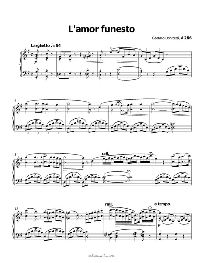 L'amor funesto, by Donizetti