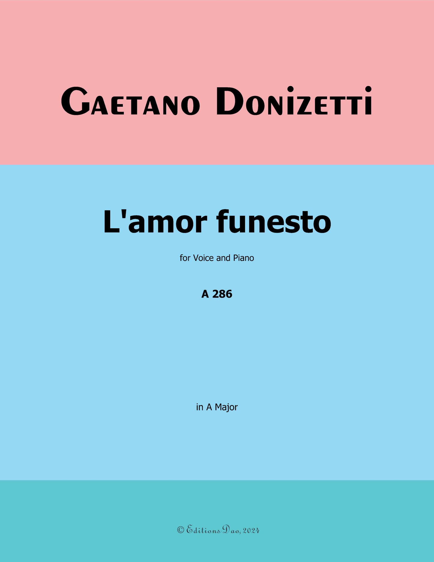 L'amor funesto, by Donizetti