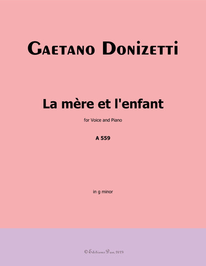 La mère et l'enfant, by Donizetti