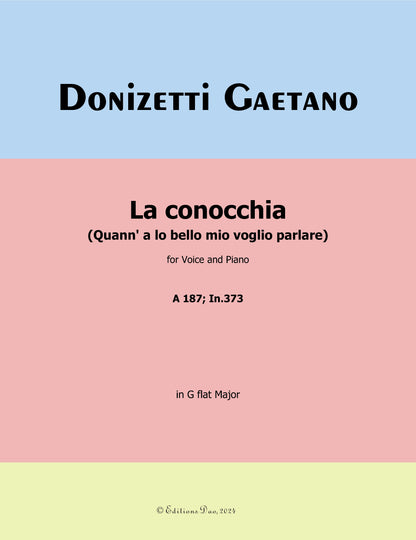 La conocchia, by Donizetti