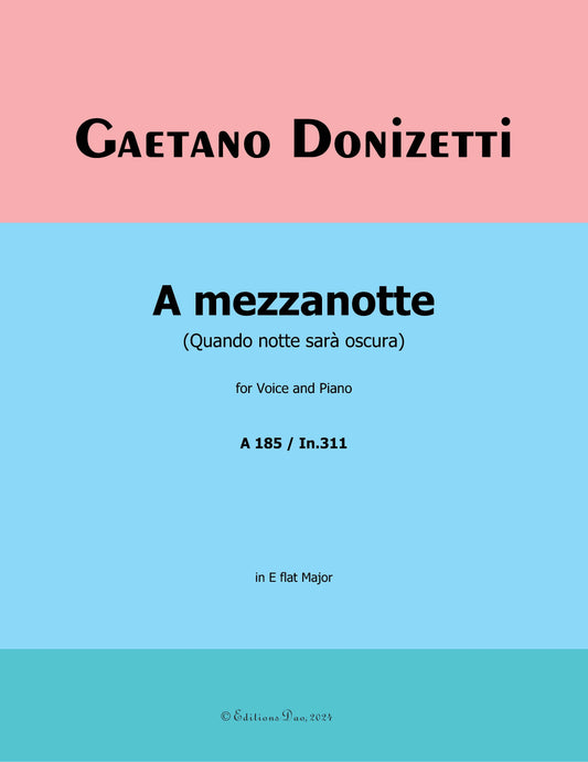 A mezzanotte, by Donizetti