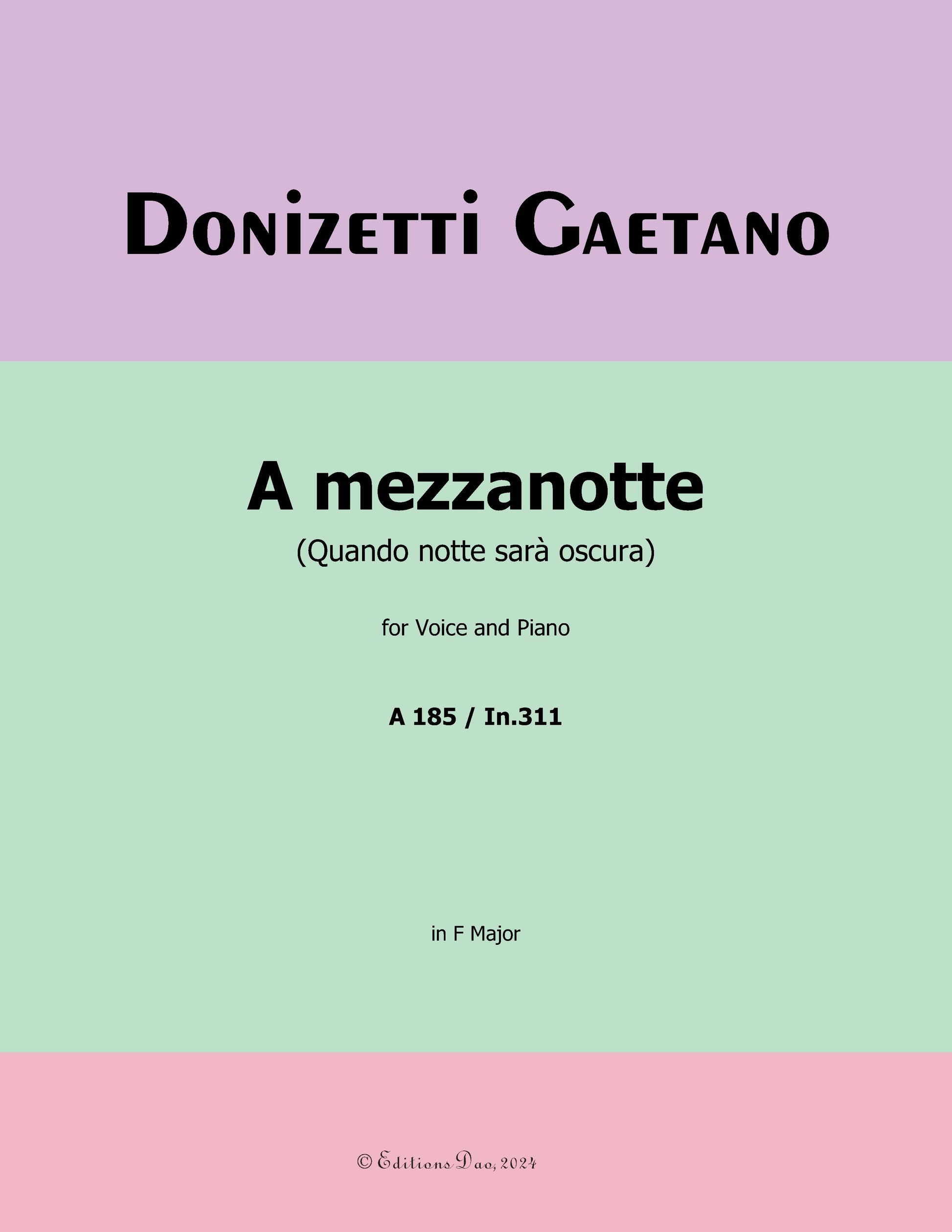 A Mezzanotte by Donizetti