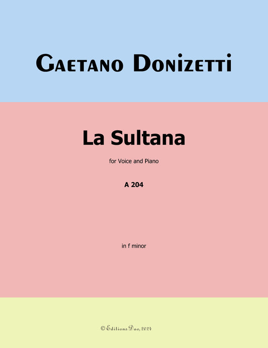 La Sultana, by Donizetti