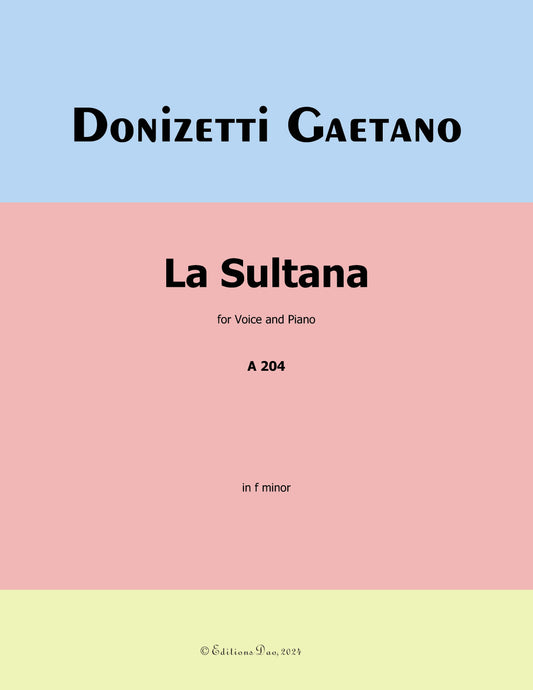 La Sultana, by Donizetti