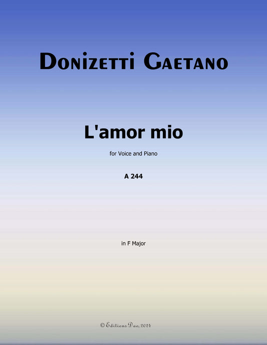 L'amor mio, by Donizetti