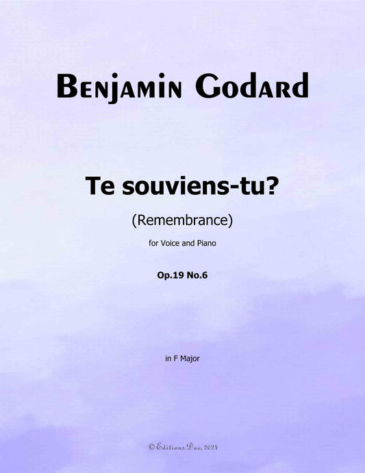 Te souviens-tu, by B. Godard