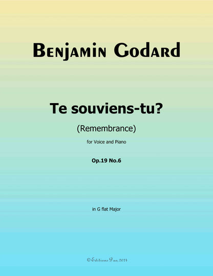 Te souviens-tu, by B. Godard