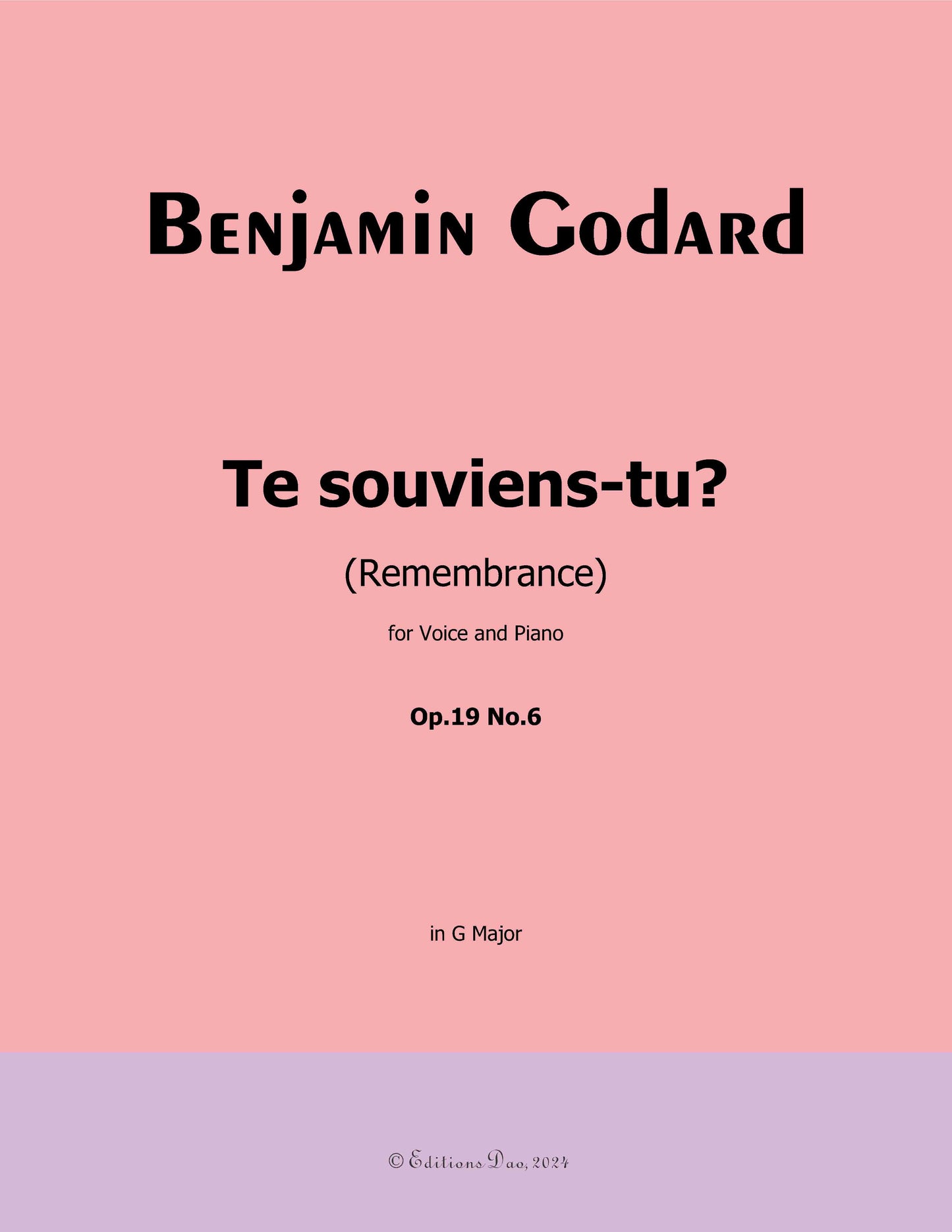 Te souviens-tu, by B. Godard