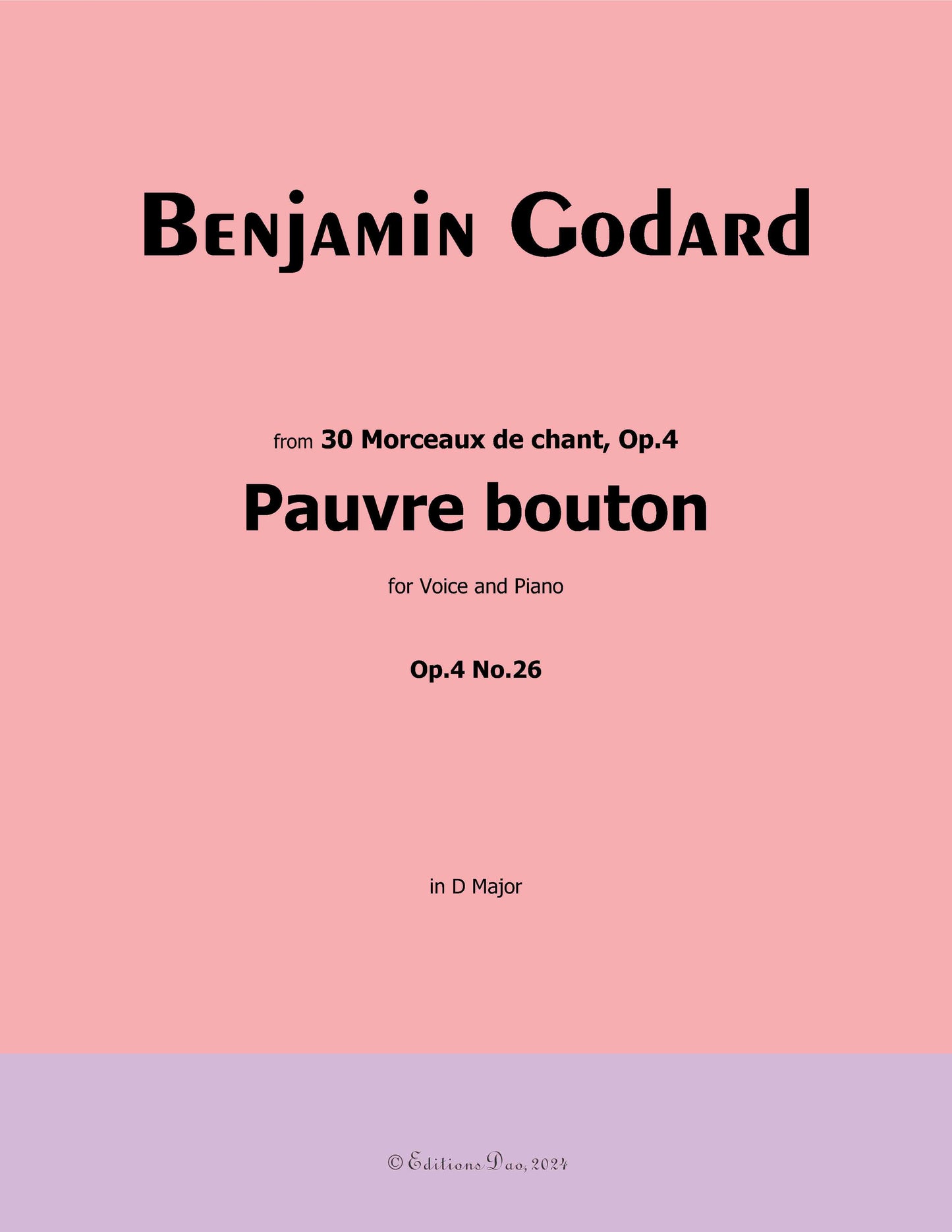 Pauvre bouton, by B. Godard