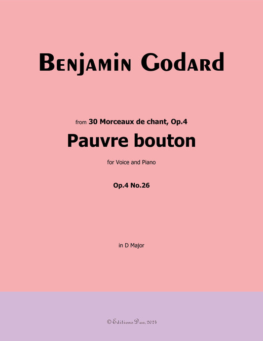 Pauvre bouton, by B. Godard