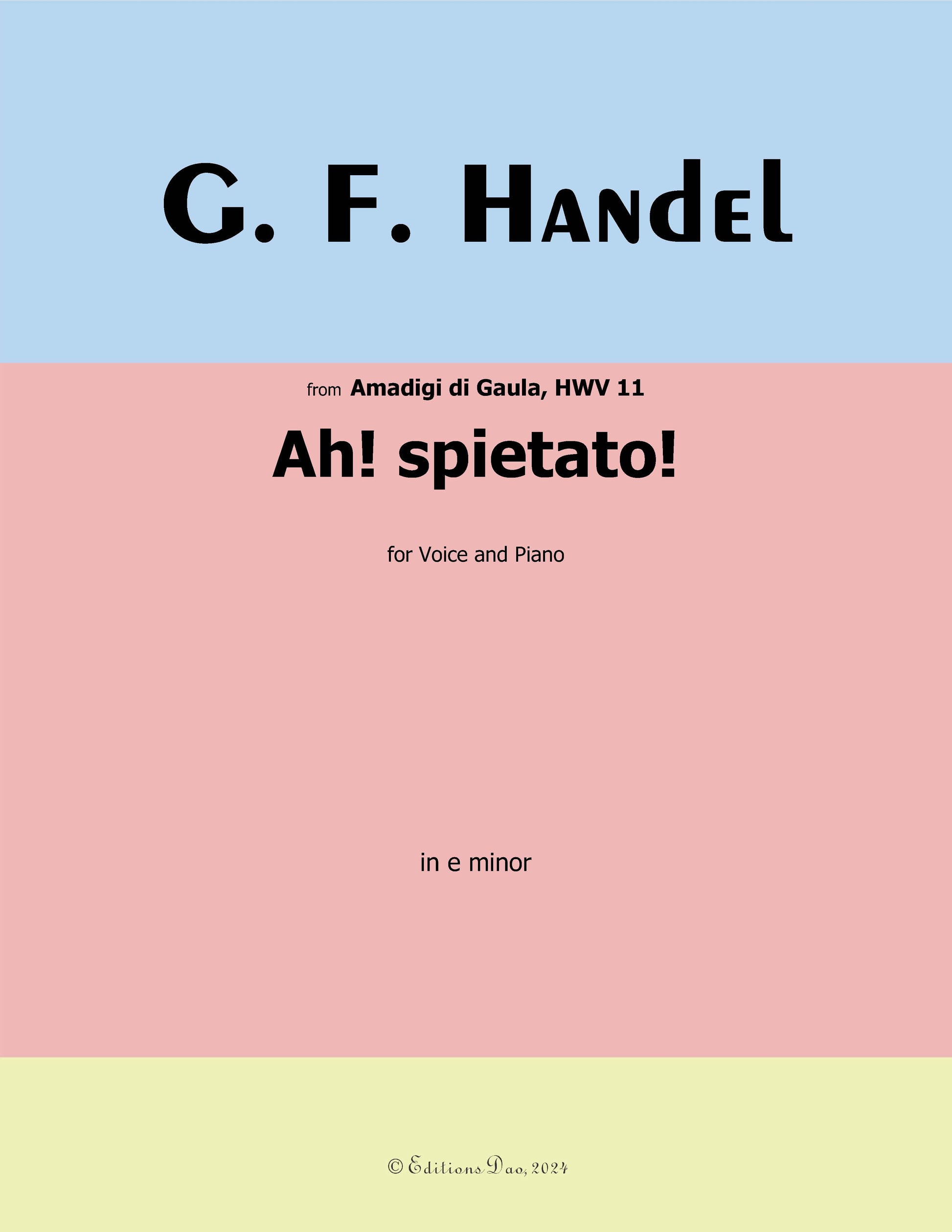 Ah! Spietato! by Handel 