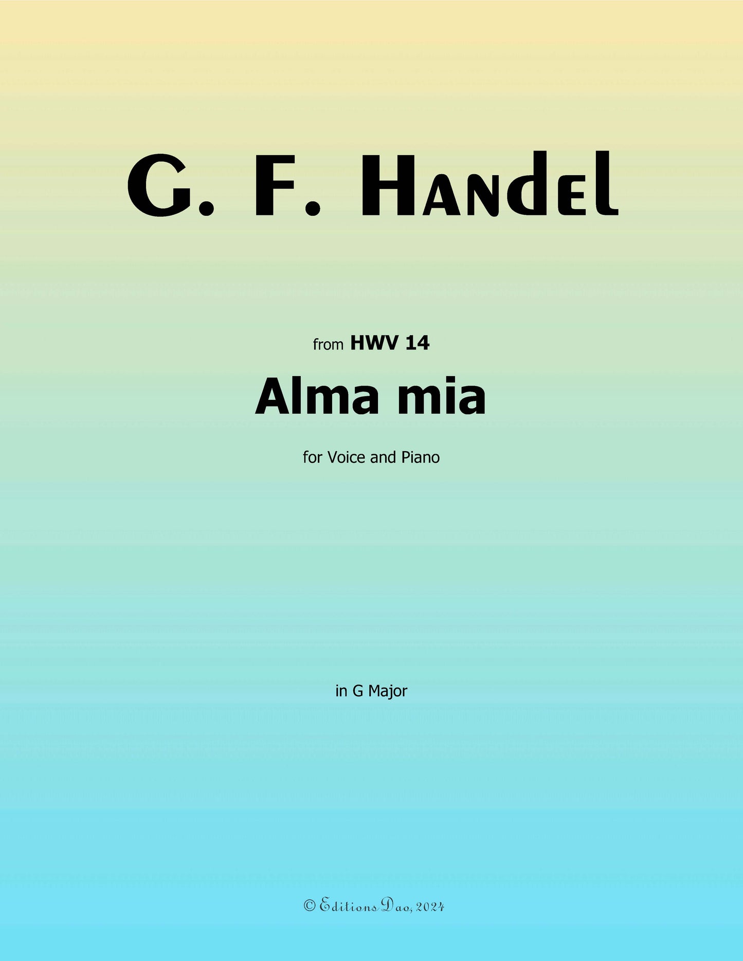 Alma Mia by Handel 