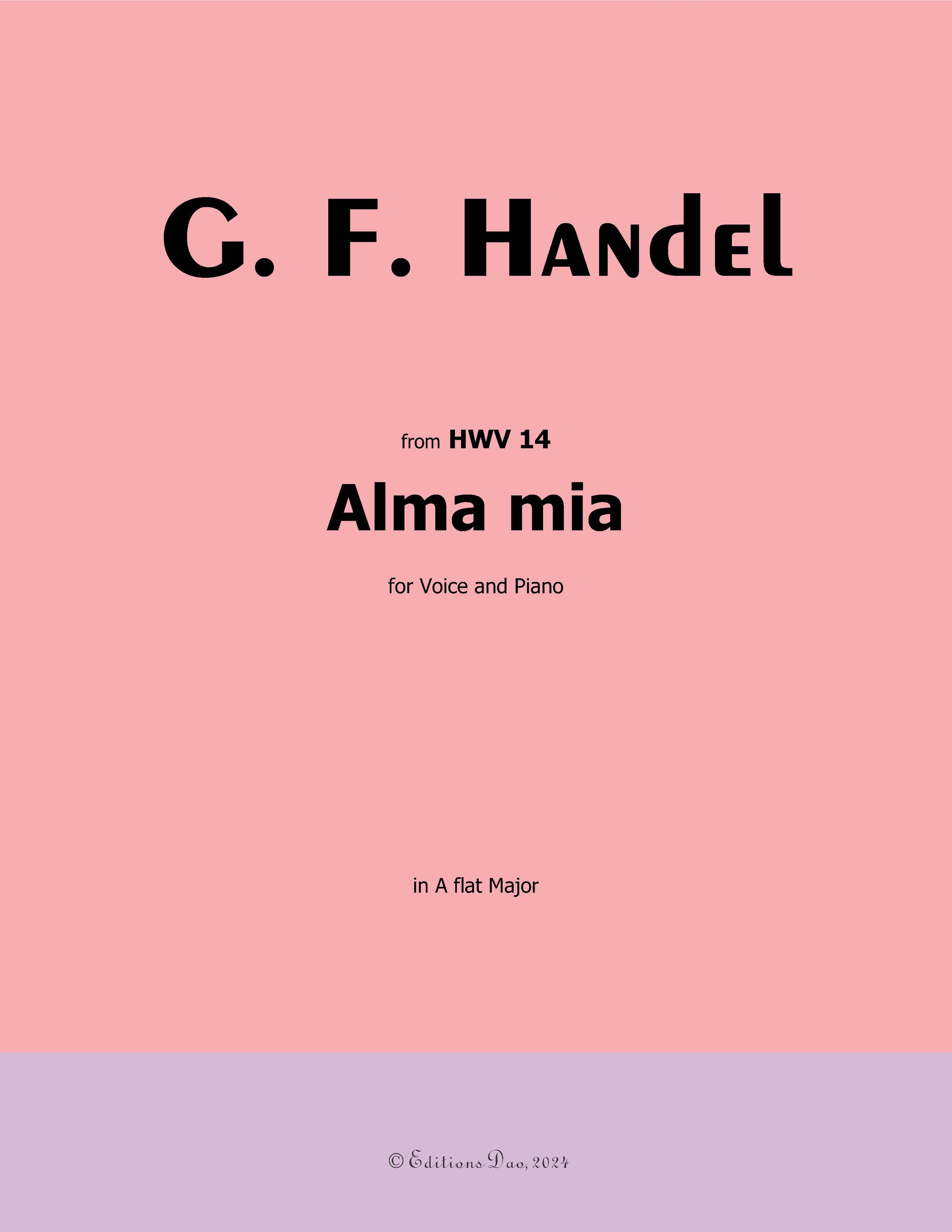 Alma Mia by Handel 